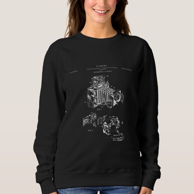Sudadera Patente de cámara  Genial (Anverso)