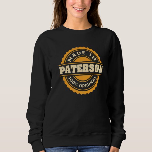 Sudadera Paterson Hometown (Anverso)