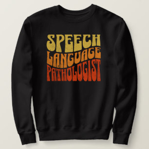 Sudadera Pathólogo del lenguaje del habla Retro Vintage