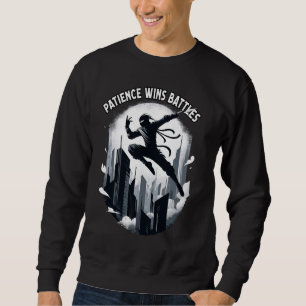 Sudadera Patience gana la batalla contra Ninja Warrior Funn