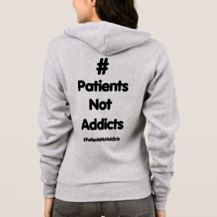 Sudadera #PatientsNotAddicts