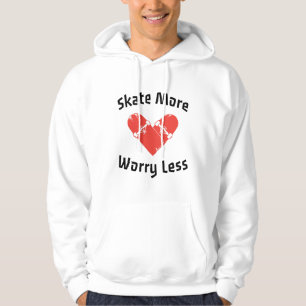 Sudadera Patina Más Preocúpate Menos - Patinaje Divertido