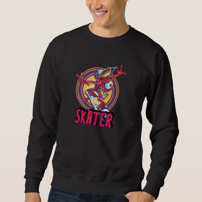 Sudadera Patinador de Ojos (Anverso)