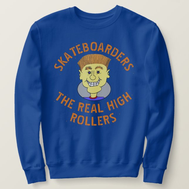SUDADERA PATINADORES LOS REALES ROLLERS ALTOS (Anverso del diseño)