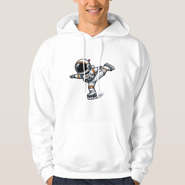 Sudadera Patinaje Artístico de Astronauta (Anverso)