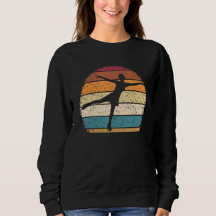 Sudadera Patinaje Artístico Retro Vintage Patinadora sobre