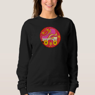 Sudadera Patinaje Artístico Sobre Hielo Vintage Para Chicas