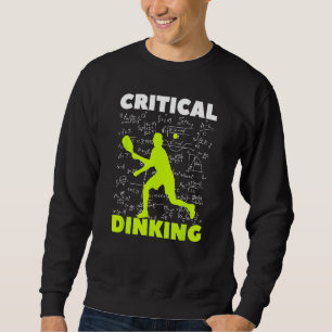 Sudadera Patinaje Crítico De Pickleball, Gracioso Pla De Pi