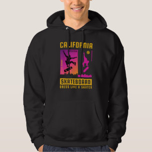 Sudadera Patinaje De California Vestido Como Un Patinador