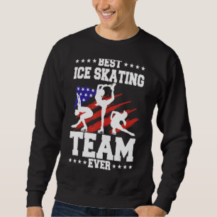 Sudadera Patinaje Hielo 4 De Julio Patinaje Artístico Ameri