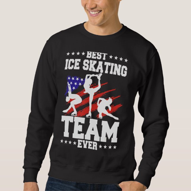 Sudadera Patinaje Hielo 4 De Julio Patinaje Artístico Ameri (Anverso)