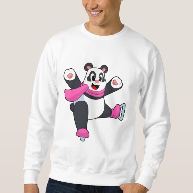 Sudadera Patinaje sobre hielo Panda (Anverso)