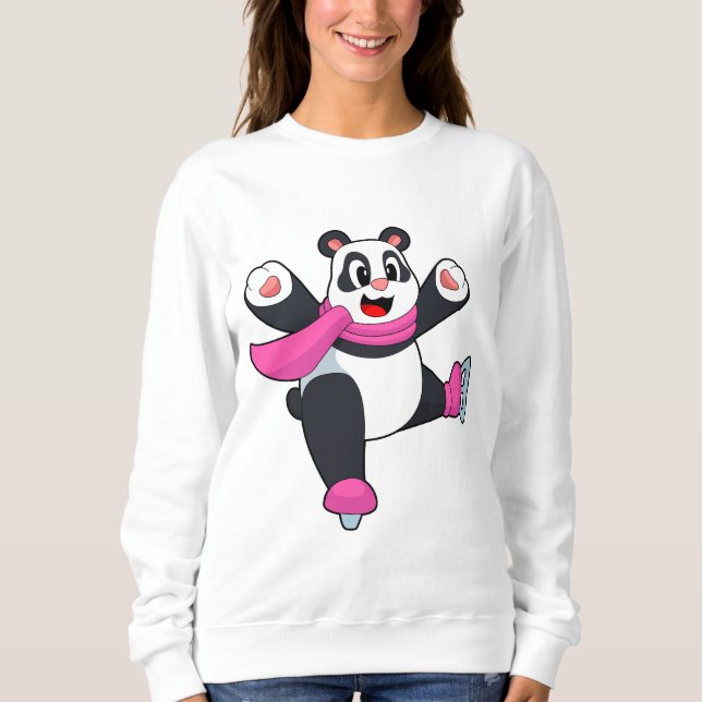 Sudadera Patinaje sobre hielo Panda (Anverso)