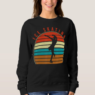 Sudadera Patinaje sobre hielo Retro Hielo Figura Patinaje s