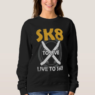 Sudadera Patinar Para Vivir Skateboarding Skateboarder Skat