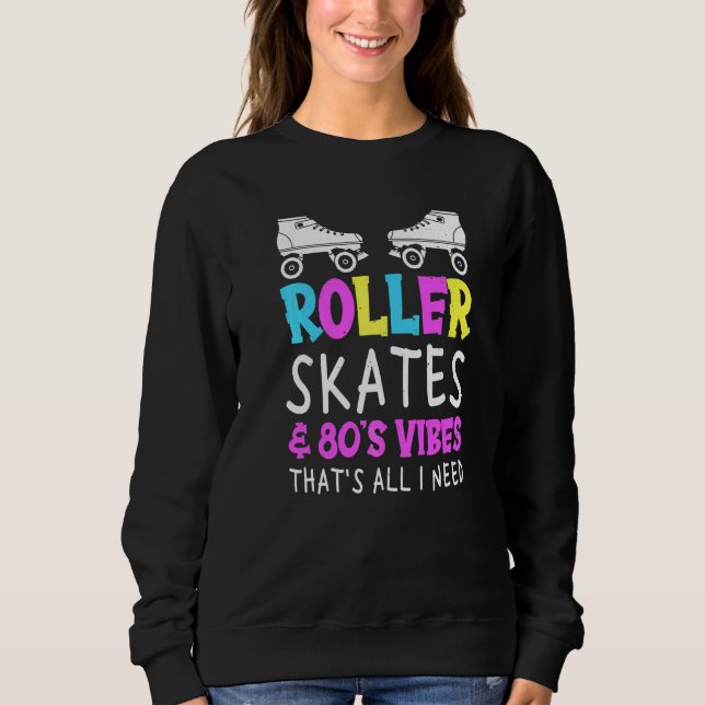Sudadera Patines de los 80 para un patinador (Anverso)