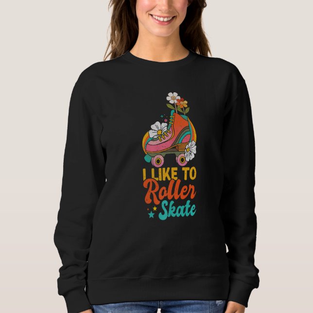 Sudadera Patines Retro de los 80 para T (Anverso)
