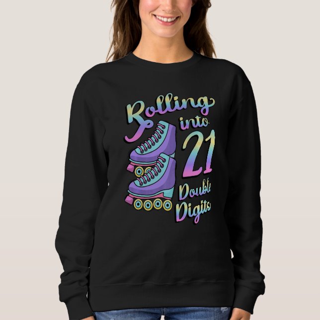 Sudadera Patines Sobre Ruedas De Dígitos Dobles Rolling Int (Anverso)