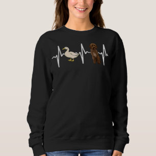 Sudadera Pato Blanco Perro de Agua Español Perro latido Per