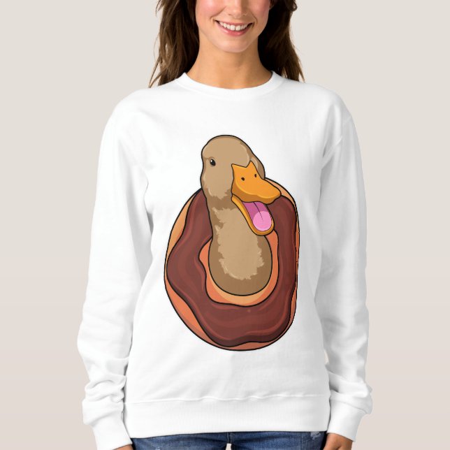 Sudadera Pato con Donut (Anverso)