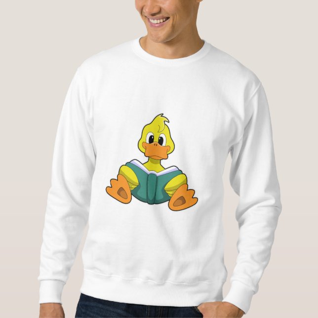 Sudadera Pato con libro (Anverso)