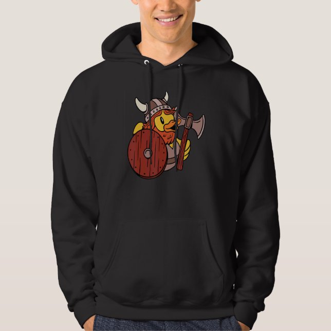Sudadera Pato de caucho Viking Duck Rubber Duck (Anverso)