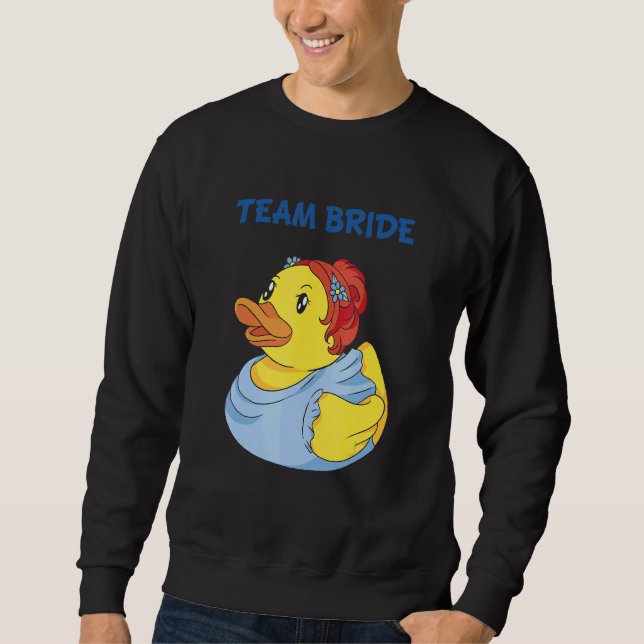Sudadera Pato de goma de la novia fiesta de mujeres (Anverso)