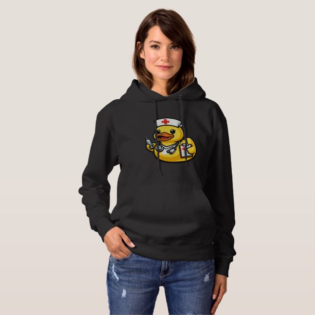Sudadera Pato de Goma Enfermero (Anverso completo)