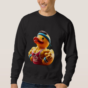 Sudadera Pato de goma hermano de gimnasio musculoso culturi