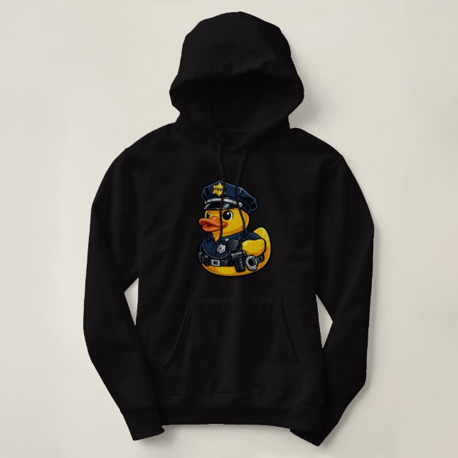 Sudadera Pato de goma oficial de policía (Diseño del anverso)