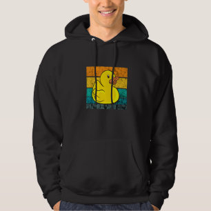Sudadera Pato de goma Patos de goma Amarillo Pato retro Vin