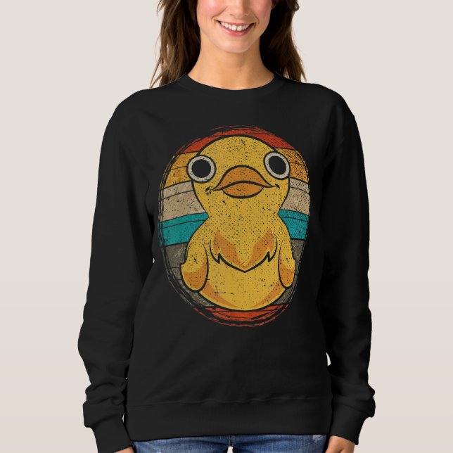 Sudadera Pato de goma retro (Anverso)