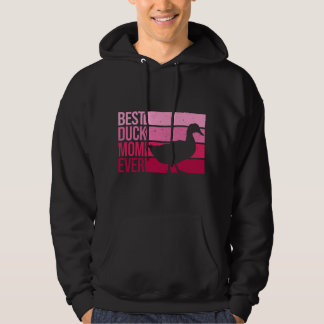 Sudadera Pato Divertido Arte de Mamá Para Mujeres Chicas Dí