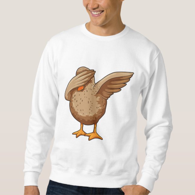 Sudadera Pato en Hip Hop Dance Dab (Anverso)