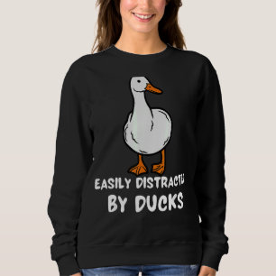 Sudadera Pato Fácilmente Distraído Por Patos