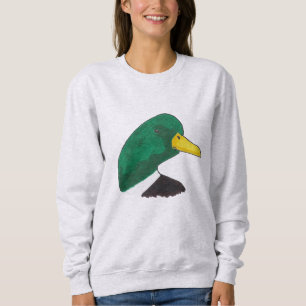 Sudadera Pato mallard dibujado a mano