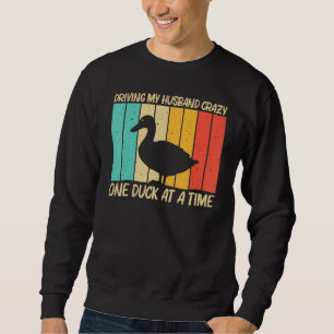 Sudadera Pato para mujeres chicas granjero de patos caza