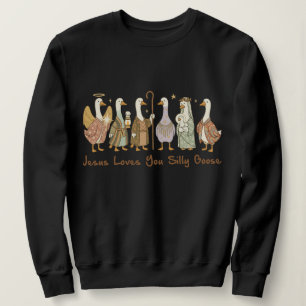 Sudadera Pato Tonto, Jesús Te Ama, Pato Tonto Cristiano