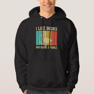 Sudadera Pato Vintage Para Hombres Patos Mujeres Pajarera D