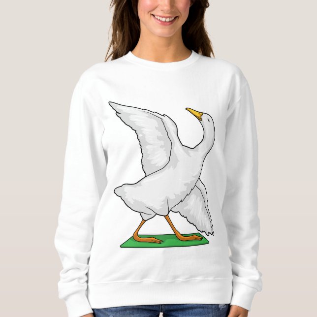 Sudadera Pato Yoga Meditación Fitness (Anverso)