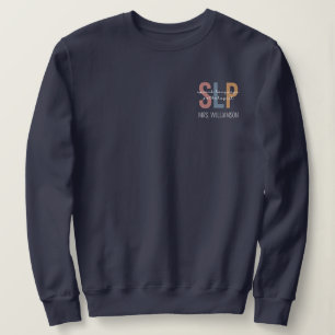 Sudadera Patólogo del lenguaje de voz SLP personalizado