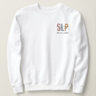 Sudadera Patólogo del lenguaje de voz SLP personalizado