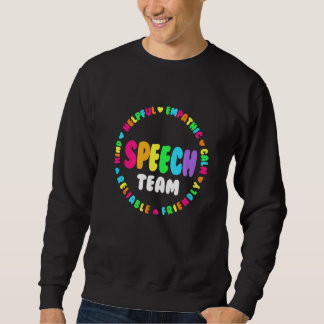 Sudadera Patólogo del Lenguaje del Habla Terapia SLP SQUAD