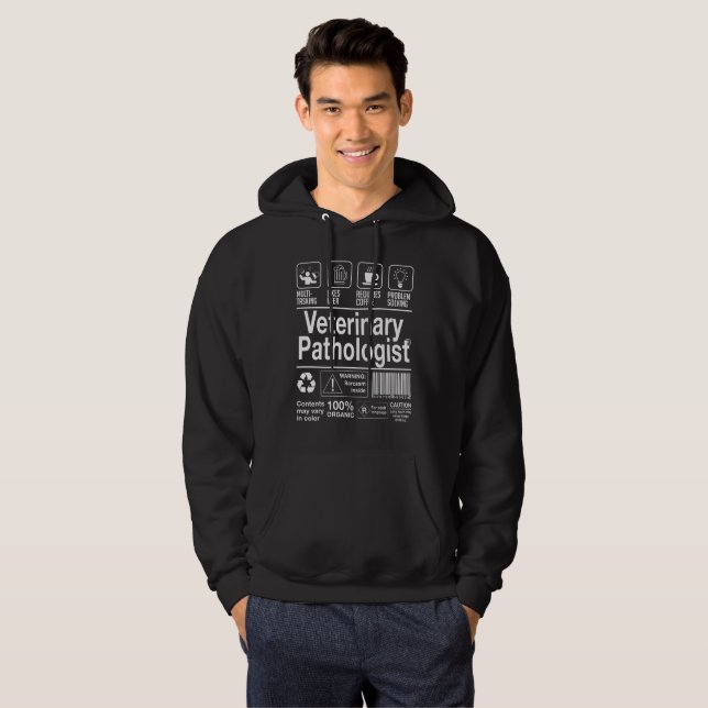Sudadera Patólogo veterinario (Anverso completo)