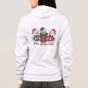Sudadera Patos Navideños Lindos Arte de Dibujos Animados-68