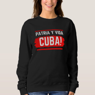Sudadera Patria Y Vida Libertad Para Cuba Movimiento San Is