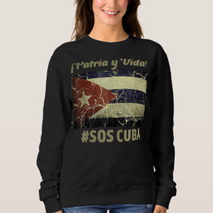 Sudadera Patria y Vida Sos Bandera Cuba Libre Cuba 1