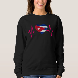 Sudadera Patria y Vida Viva Cuba Libre Latido Cubano Bander