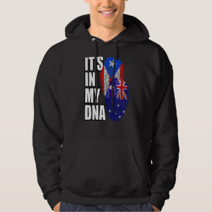 Sudadera Patrimonio De La Bandera De Adn De La Mezcla Puert