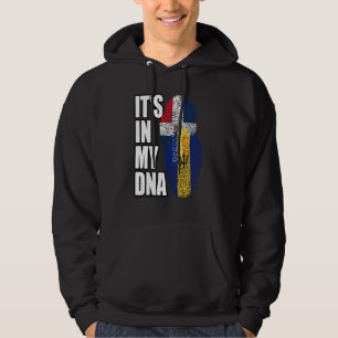 Sudadera Patrimonio De La Bandera De Adn Mezcla De Barbados